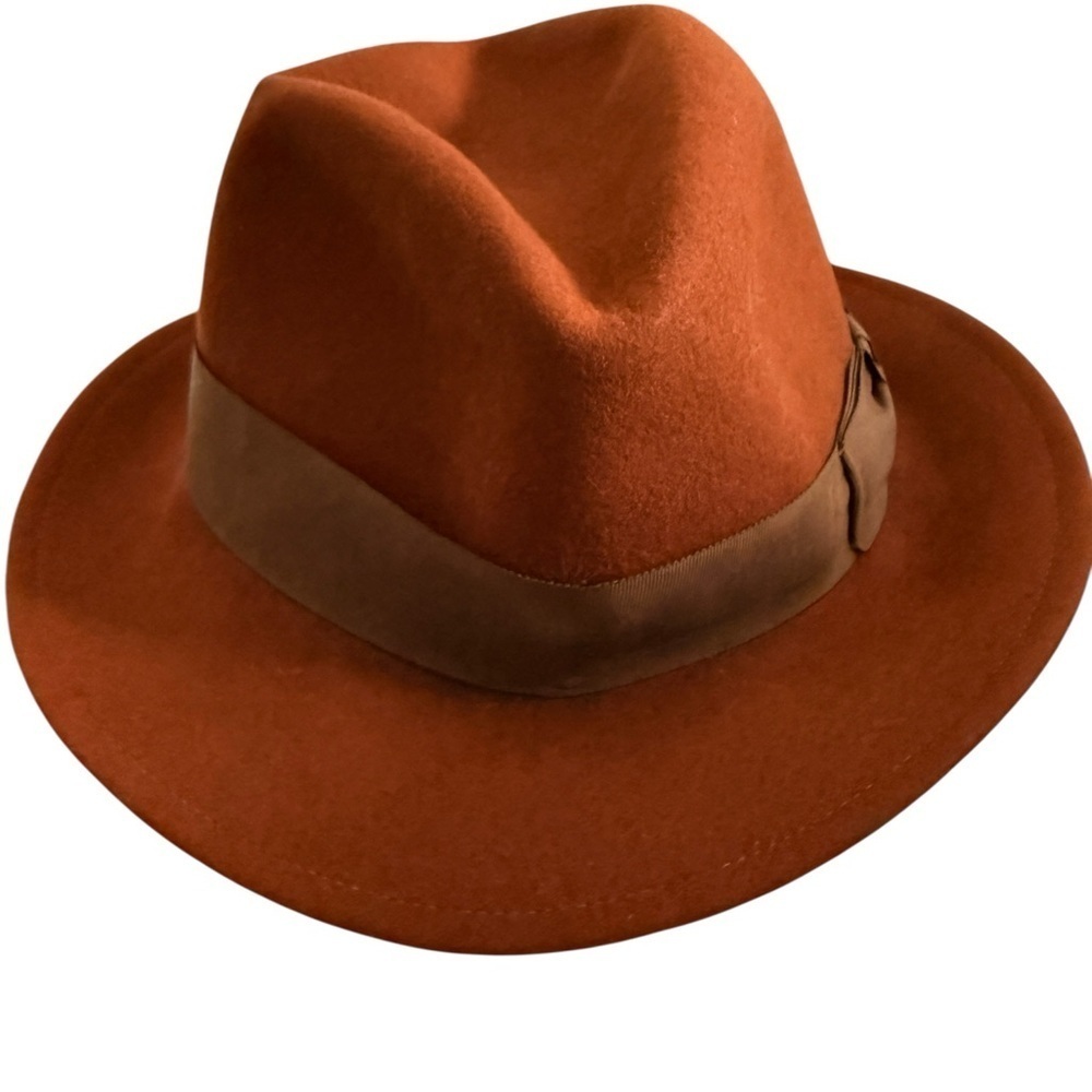 Makins New York Men's Felt Fedora Hat Vintage  23” Circumference
